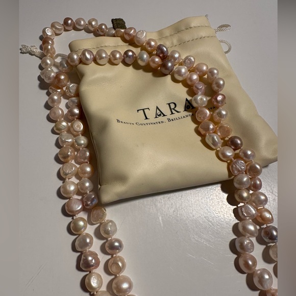 TARA 32” pearl necklace and bracelets set - Picture 1 of 8